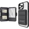 imagePelican MagSafe Wallet for iPhone  Heavy Duty MILSTD SnapOn Phone Magnetic Wallet and Phone Card Holder  Detachable and Slim Hard Case for iPhone 16 Pro Max 15 Pro Max141312 Series  BlackBlack