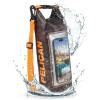 imagePelican Marine IP68 Waterproof Dry Bag 5L  Roll Top Waterproof Backpack wPhone CasePouch  Boating ampamp Kayak Accessories  Essentials for Camping Swimming Beach Fishing Rafting Travel  BlackHunter Camo