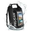imagePelican Marine IP68 Waterproof Dry Bag 5L  Roll Top Waterproof Backpack wPhone CasePouch  Boating ampamp Kayak Accessories  Essentials for Camping Swimming Beach Fishing Rafting Travel  BlackStealth Black
