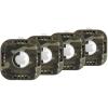 imagePelican Protector 4Pack AirTag Holder  Air Tag Case with 3M Adhesive Sticker  Rugged Shockproof AirTag Cover  Hidden Air Tag Holder Stick On Mount for Travel Luggage Bike Car Remote  BlackStick On Mount Camo 4Pack