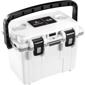 imagePelican 14 Quart CoolerWhiteGray