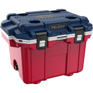 imagePelican 30 Quart Elite CoolerRedBlueWhite