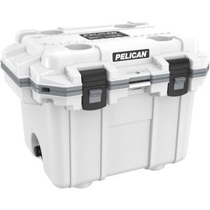 imagePelican 30 Quart Elite CoolerWhiteGrey