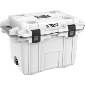 imagePelican 50 Quart Elite CoolerWhiteGray