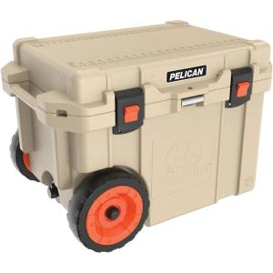 imagePelican 65QT Elite Wheeled CoolerTanOrange