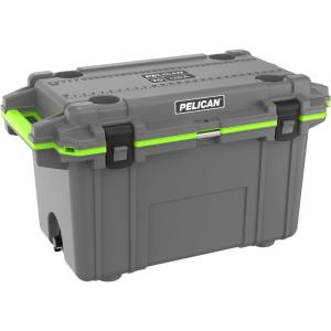 imagePelican 70 Quart Elite CoolerGreyGreen