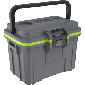 imagePelican 8QT Personal Cooler ampamp Dry BoxDark GreyGreen