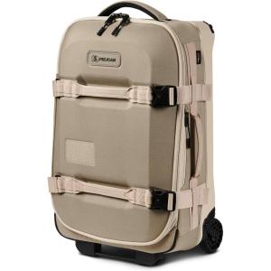 imagePelican ATX Luggage Hard Case Luggage with Wheels  Waterproof Hardshell  Medium Size 25 Inch CheckIn Suitcase BlackSand