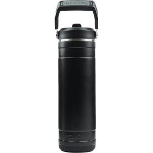 imagePelican Hydration Pelican Pacific 26 oz Vacuum Insulated Tumbler  Recycled Stainless Steel Double Wall Travel with Dual Lid Powder Coated Insulated Water Bottle For Cold Drinks BlushJet Black
