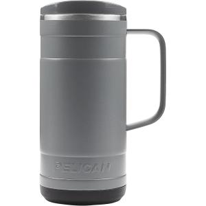 imagePelican Hydration Pelican Ridge 18 oz Vacuum Insulated Tumbler  Recycled Stainless Steel Double Wall Travel with Dual Lid Powder Coated Insulated Coffee Mug For Hot Cold Drinks HunterGraphite