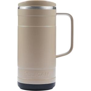 imagePelican Hydration Pelican Ridge 18 oz Vacuum Insulated Tumbler  Recycled Stainless Steel Double Wall Travel with Dual Lid Powder Coated Insulated Coffee Mug For Hot Cold Drinks HunterDesert