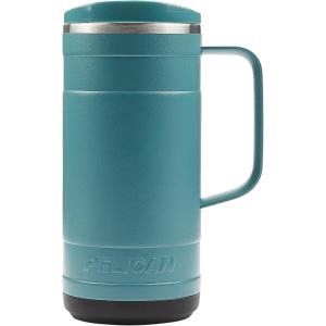 imagePelican Hydration Pelican Ridge 18 oz Vacuum Insulated Tumbler  Recycled Stainless Steel Double Wall Travel with Dual Lid Powder Coated Insulated Coffee Mug For Hot Cold Drinks HunterLagoon