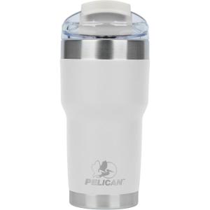imagePelican Hydration Pelican Traveler 22 oz Vacuum Insulated Tumbler  Stainless Steel Double Wall Travel with Dual Lid Powder Coated Insulated Coffee Mug For Hot Cold Drinks AzureGrit