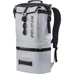 imagePelican Dayventure Backpack Soft Cooler  WaterResistant TearProof Outer Shell  Padded Shoulder StrapsLight Grey