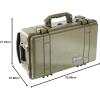 imagePelican 1510 Case With Foam BlackOD Green