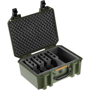 imagePelican Vault Pistol Case Custom Case PreCut FoamOD Green